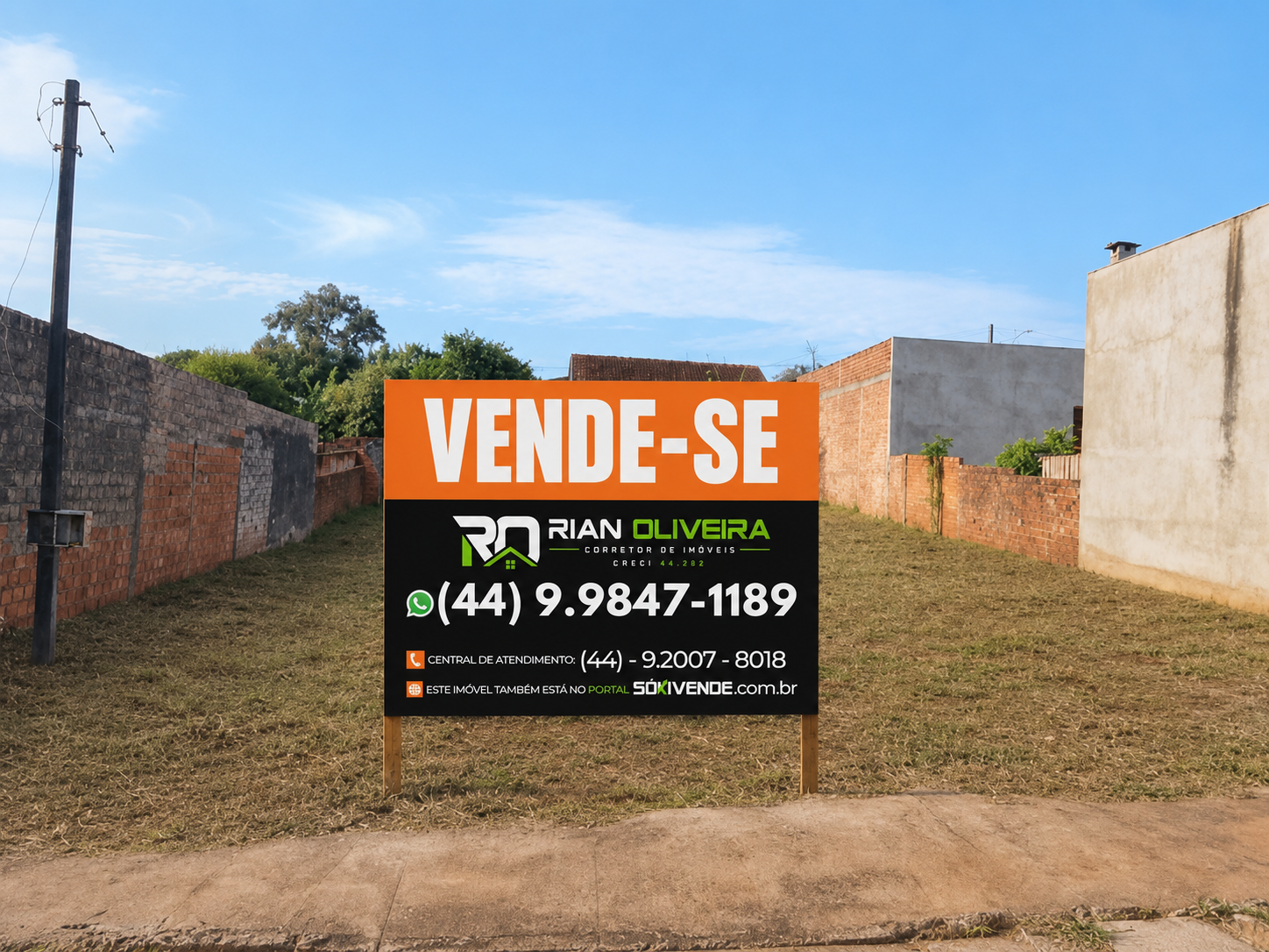 TERRENO A VENDA NA RUA VITÓRIA